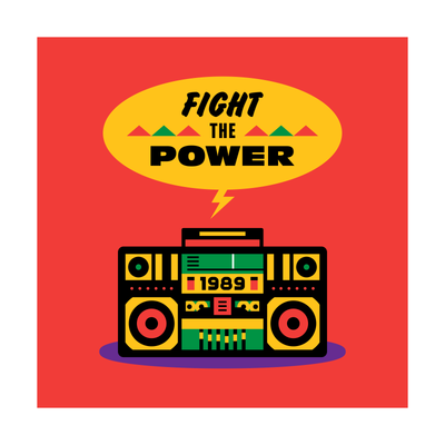 Fight The Power Art Print 12x12