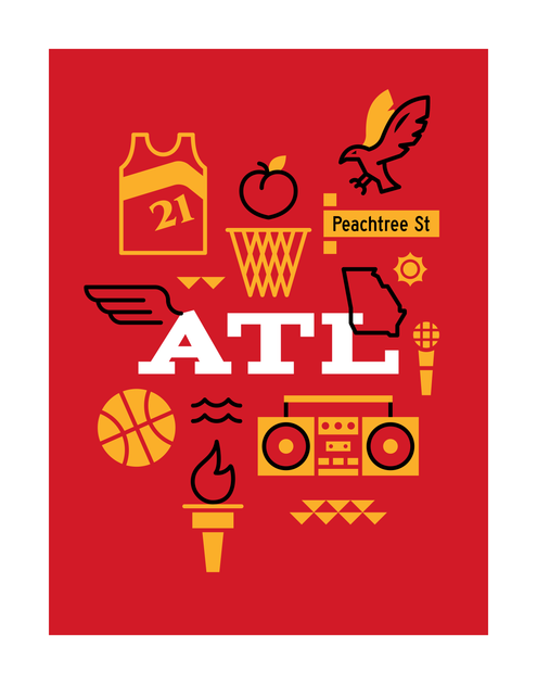 Atlanta Basketball – Hometown Icon