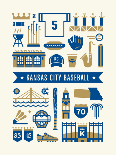 Kansas City Royals Art Poster