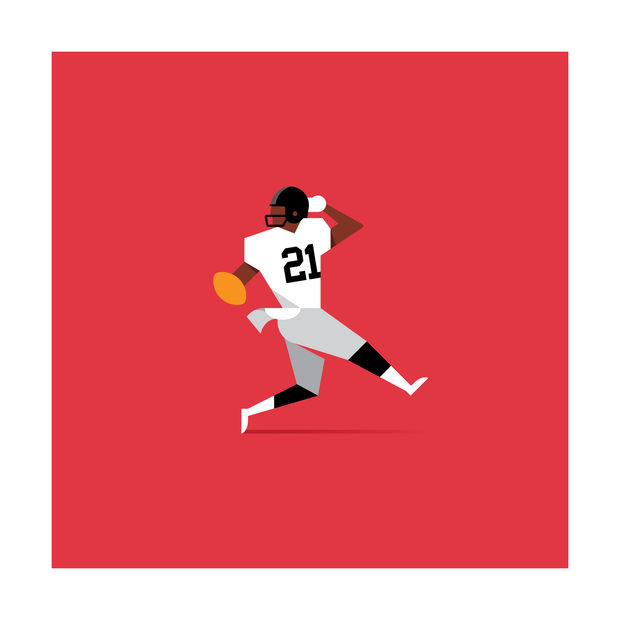 The Ball Hawk (Red Edition) 12x12
